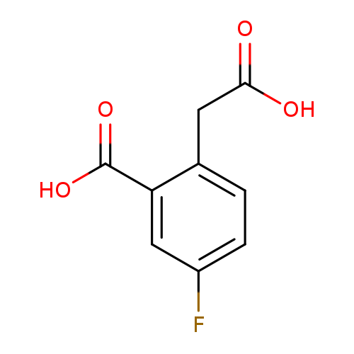Benzeneacetic acid, 2-carboxy-4-fluoro-