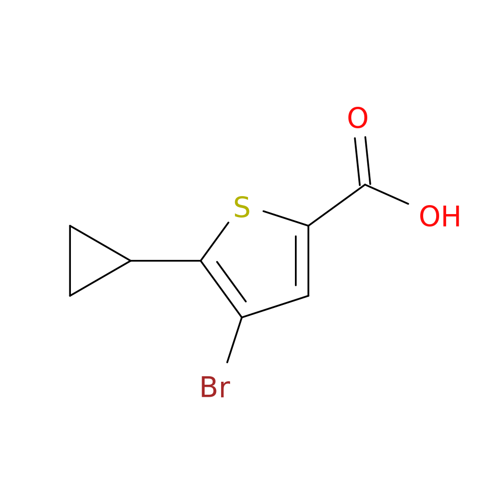4-bromo-5-cyclopropylthiophene-2-carboxylic acid