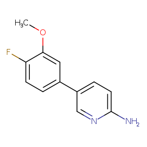 2-Amino-5-(4-fluoro-3-methoxyphenyl)pyridine