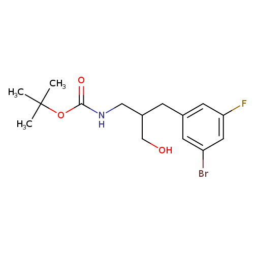 tert-Butyl n-(2-[(3-bromo-5-fluorophenyl)methyl]-3-hydroxypropyl)carbamate