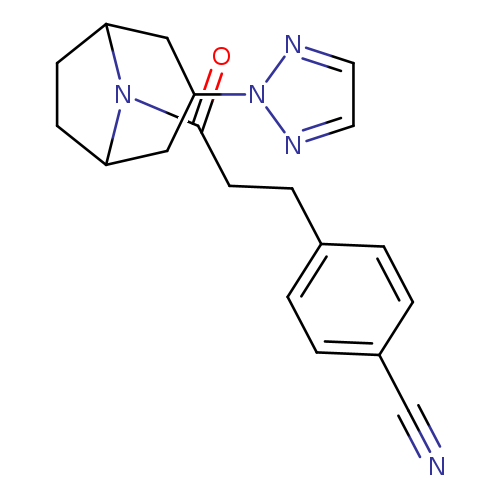 4-{3-oxo-3-[3-(2H-1,2,3-triazol-2-yl)-8-azabicyclo[3.2.1]octan-8-yl]propyl}benzonitrile
