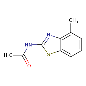 Acetamide, N-(4-methyl-2-benzothiazolyl)- (9CI)