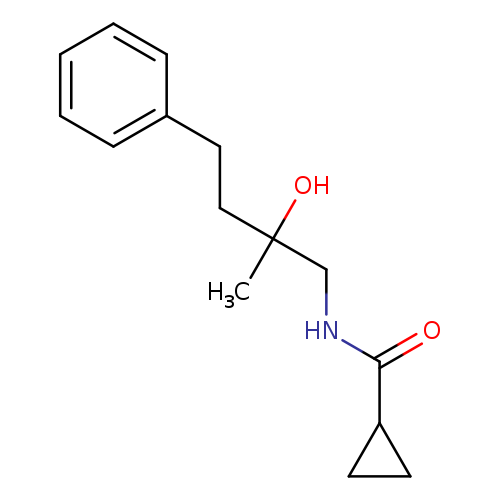 N-(2-hydroxy-2-methyl-4-phenylbutyl)cyclopropanecarboxamide