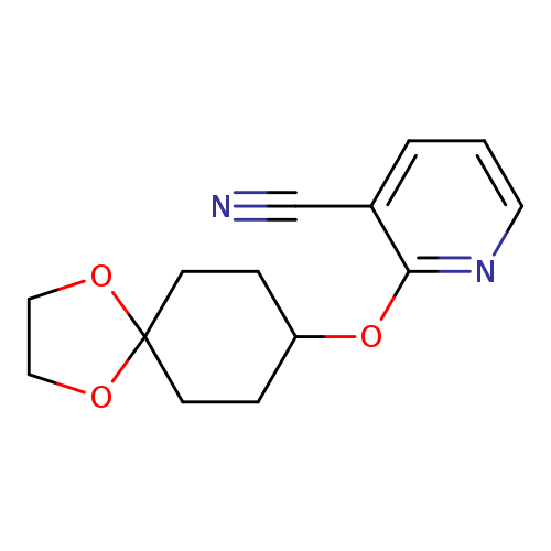 2-{1,4-dioxaspiro[4.5]decan-8-yloxy}pyridine-3-carbonitrile