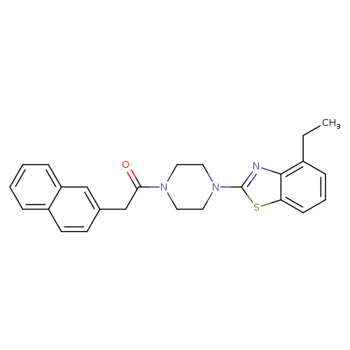 1-[4-(4-ethyl-1,3-benzothiazol-2-yl)piperazin-1-yl]-2-(naphthalen-2-yl)ethan-1-one