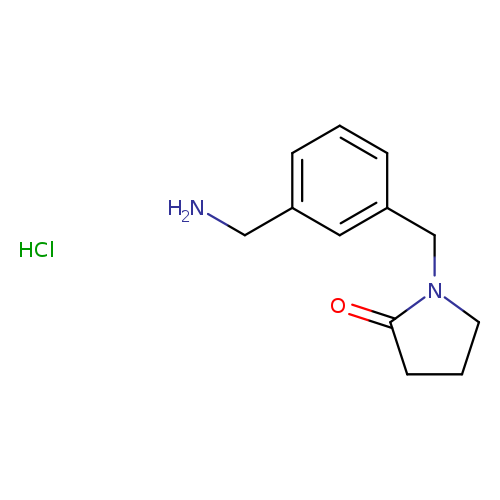1-([3-(Aminomethyl)phenyl]methyl)pyrrolidin-2-one hydrochloride
