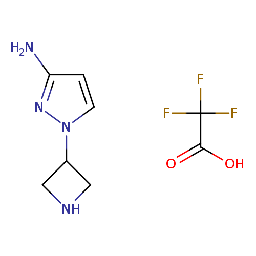 1-(azetidin-3-yl)-1H-pyrazol-3-amine,trifluoroaceticacid