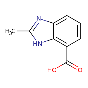 1H-Benzimidazole-7-carboxylic acid, 2-methyl-