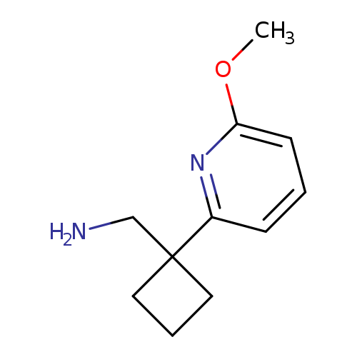 [1-(6-methoxypyridin-2-yl)cyclobutyl]methanamine
