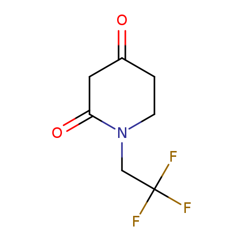 1-(2,2,2-trifluoroethyl)piperidine-2,4-dione