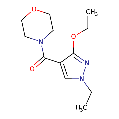 4-(3-ethoxy-1-ethyl-1H-pyrazole-4-carbonyl)morpholine