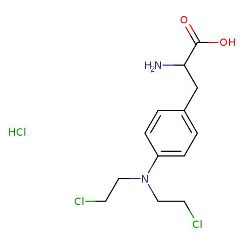 4-BIS(2-CHLORETHYL)-AMINO-L-PHENYLALANINE HYDROCHLORIDE