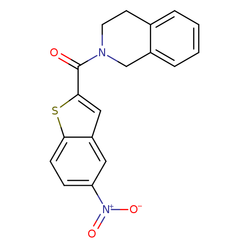 2-(5-nitro-1-benzothiophene-2-carbonyl)-1,2,3,4-tetrahydroisoquinoline
