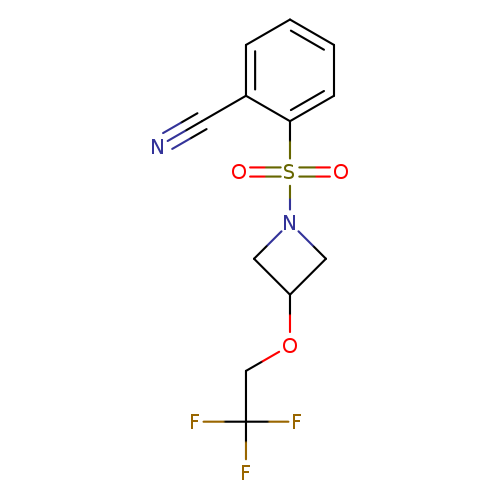 2-{[3-(2,2,2-trifluoroethoxy)azetidin-1-yl]sulfonyl}benzonitrile