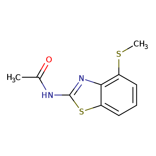 N-[4-(methylsulfanyl)-1,3-benzothiazol-2-yl]acetamide