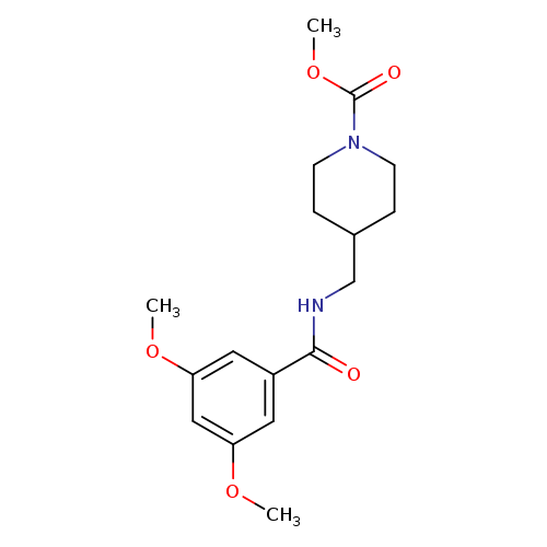 methyl 4-{[(3,5-dimethoxyphenyl)formamido]methyl}piperidine-1-carboxylate