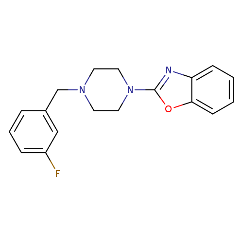 2-{4-[(3-fluorophenyl)methyl]piperazin-1-yl}-1,3-benzoxazole