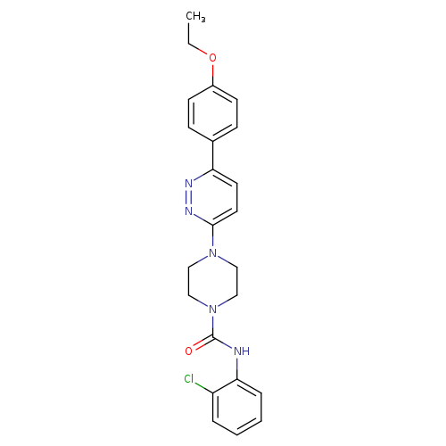N-(2-chlorophenyl)-4-[6-(4-ethoxyphenyl)pyridazin-3-yl]piperazine-1-carboxamide