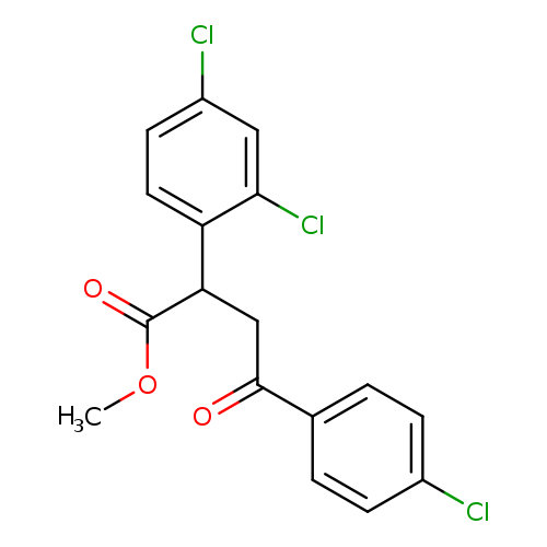 methyl 4-(4-chlorophenyl)-2-(2,4-dichlorophenyl)-4-oxobutanoate