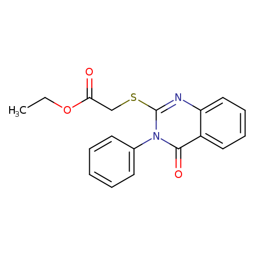 ethyl [(4-oxo-3-phenyl-3,4-dihydroquinazolin-2-yl)thio]acetate