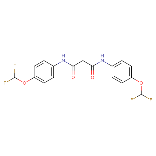 N,N'-bis[4-(difluoromethoxy)phenyl]propanediamide