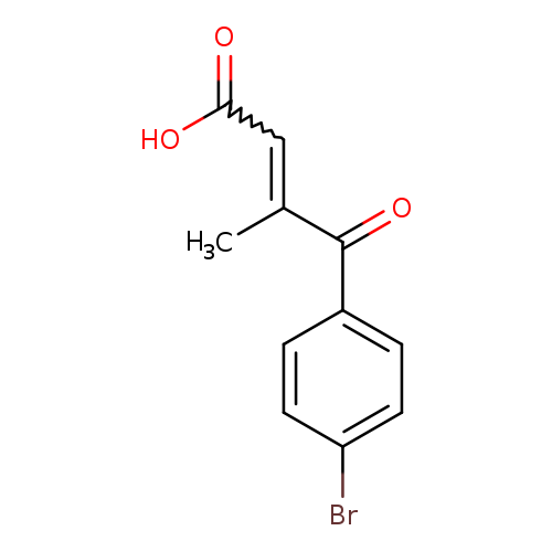 (E)-4-(4-bromophenyl)-3-methyl-4-oxobut-2-enoic acid