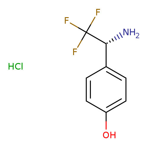 4-[(1R)-1-amino-2,2,2-trifluoroethyl]phenolhydrochloride