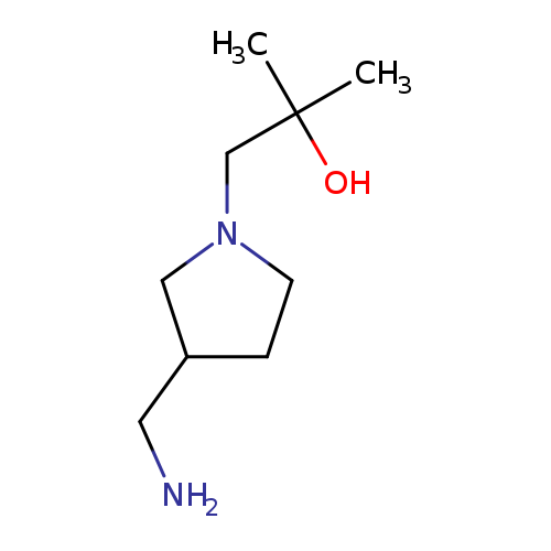 1-[3-(aminomethyl)pyrrolidin-1-yl]-2-methylpropan-2-ol