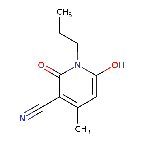 6-Hydroxy-4-methyl-2-oxo-1-propyl-1,2-dihydropyridine-3-carbonitrile