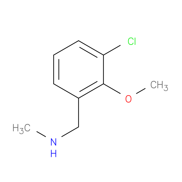 1-(3-chloro-2-methoxyphenyl)-N-methylmethanamine