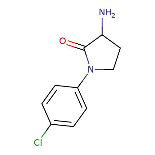 3-amino-1-(4-chlorophenyl)pyrrolidin-2-one