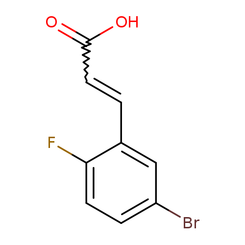 2-Propenoic acid, 3-(5-bromo-2-fluorophenyl)-