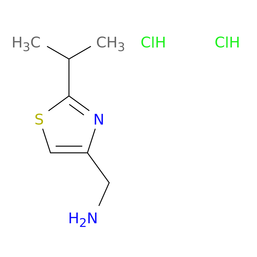 4-(Aminomethyl)-2-isopropylthiazole 2hcl