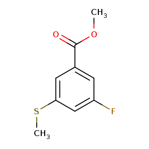 Methyl 3-fluoro-5-(methylthio)benzoate