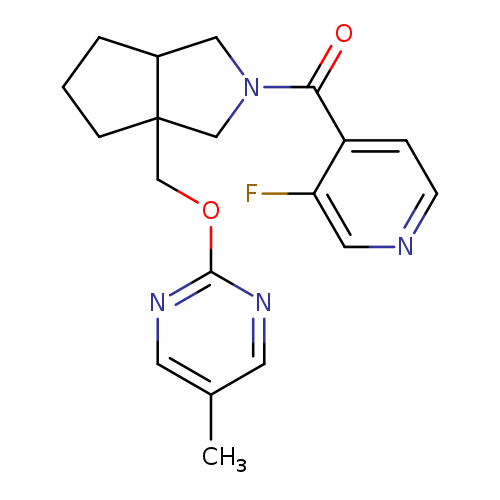 2-{[2-(3-fluoropyridine-4-carbonyl)-octahydrocyclopenta[c]pyrrol-3a-yl]methoxy}-5-methylpyrimidine