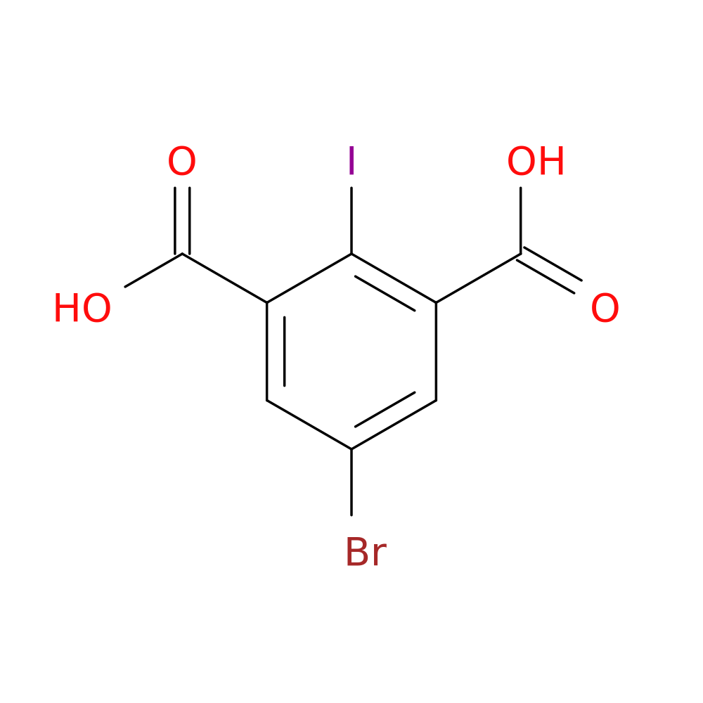 5-Bromo-2-iodo-1,3-benzenedicarboxylic acid