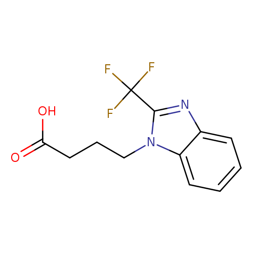 1H-Benzimidazole-1-butanoicacid, 2-(trifluoromethyl)-