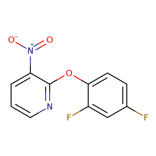 2-(2,4-Difluorophenoxy)-3-nitropyridine
