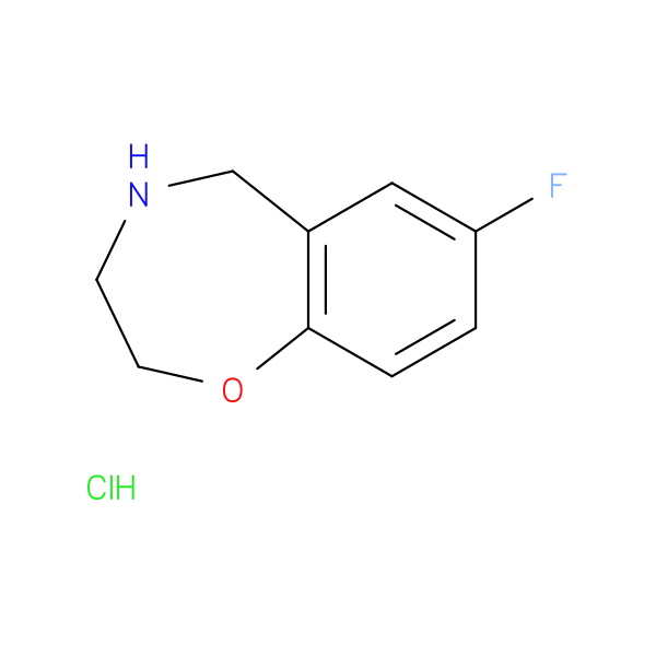 7-fluoro-2,3,4,5-tetrahydro-1,4-benzoxazepine hydrochloride