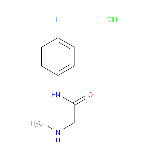 N-(4-fluorophenyl)-2-(methylamino)acetamide hydrochloride