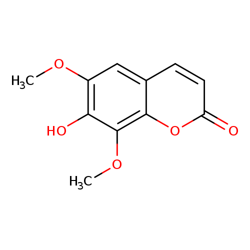 7-Hydroxy-6,8-dimethoxy-2H-1-benzopyran-2-one