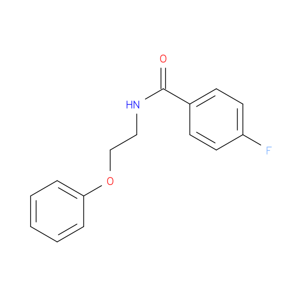 4-fluoro-N-(2-phenoxyethyl)benzamide