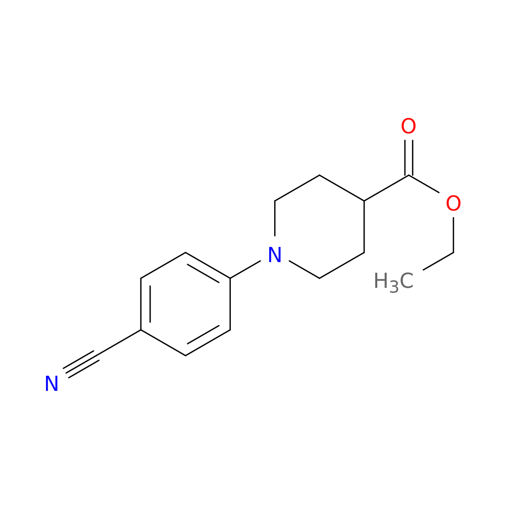 Ethyl 1-(4-cyanophenyl)-4-piperidinecarboxylate