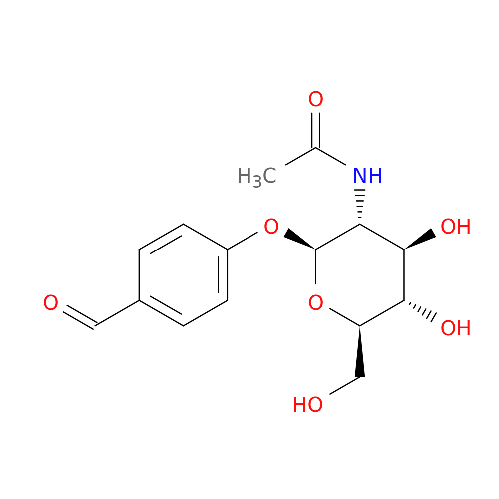 4'-Formylphenyl 2-acetamido-2-deoxy-beta-d-glucopyranoside