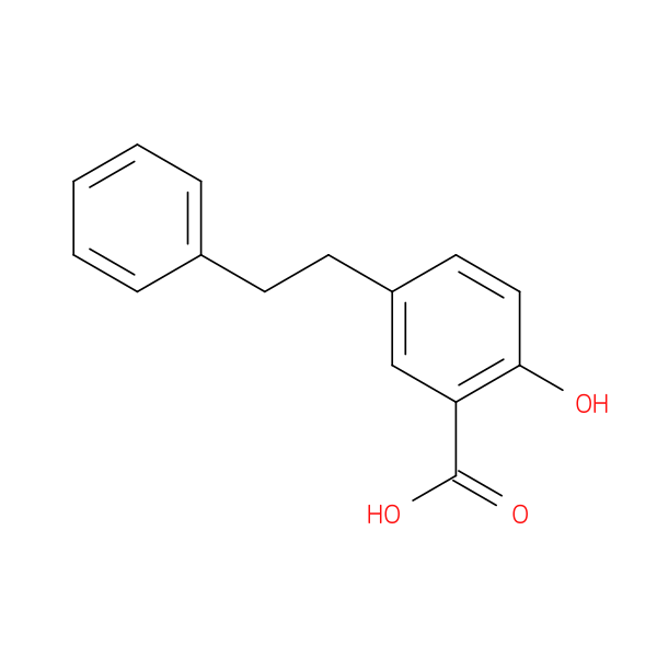 2-hydroxy-5-(2-phenylethyl)benzoic acid