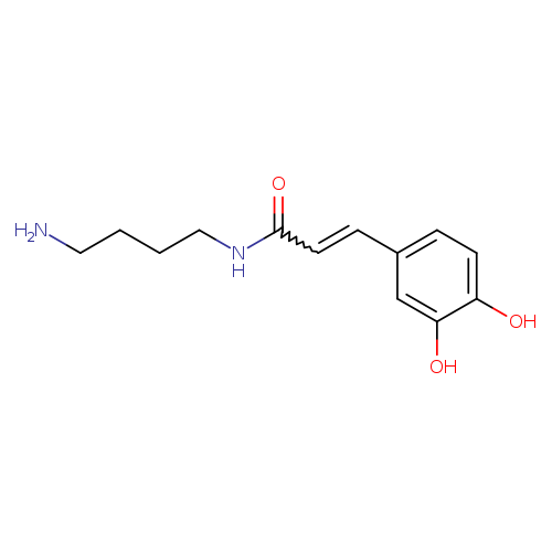 2-Propenamide, N-(4-aminobutyl)-3-(3,4-dihydroxyphenyl)-