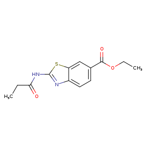 ethyl 2-propanamido-1,3-benzothiazole-6-carboxylate