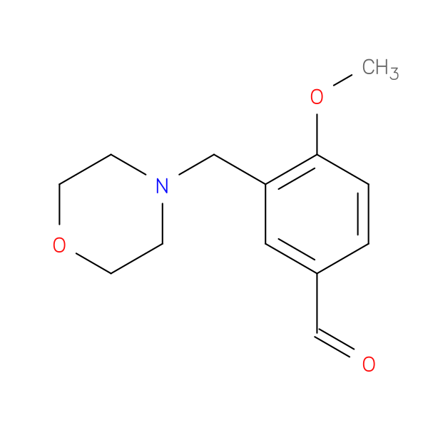 4-Methoxy-3-(morpholin-4-ylmethyl)benzaldehyde
