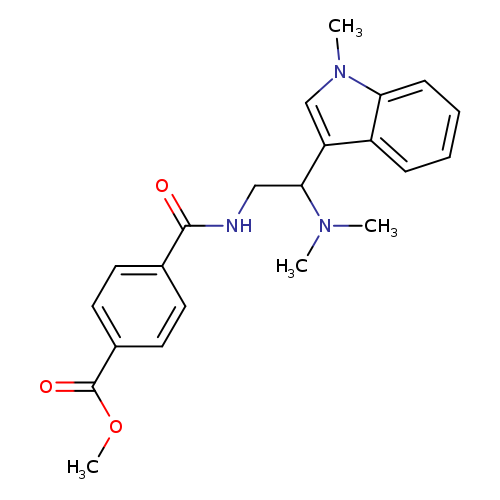 methyl 4-{[2-(dimethylamino)-2-(1-methyl-1H-indol-3-yl)ethyl]carbamoyl}benzoate