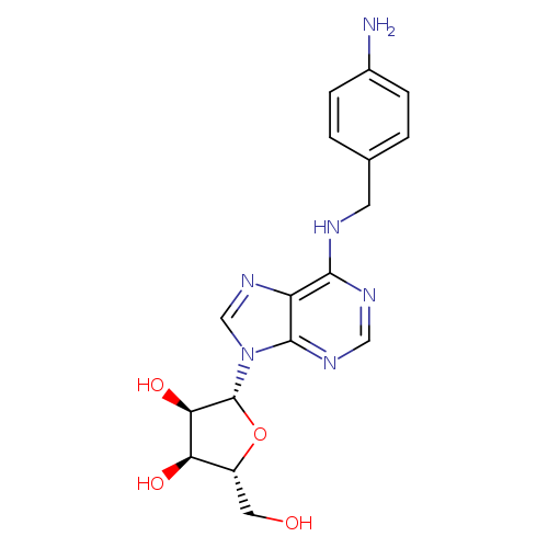 N-[(4-Aminophenyl)methyl]adenosine